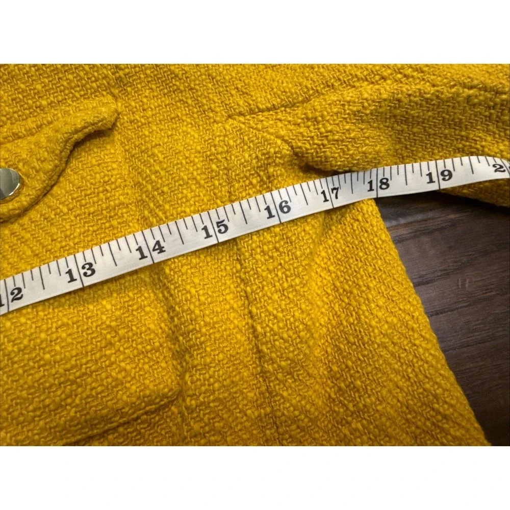 Chico's Womens Blazer Jacket‎ Yellow Size 0